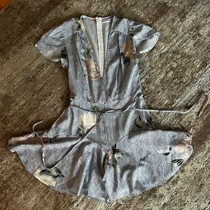 Hello Molly Light Blue Romper